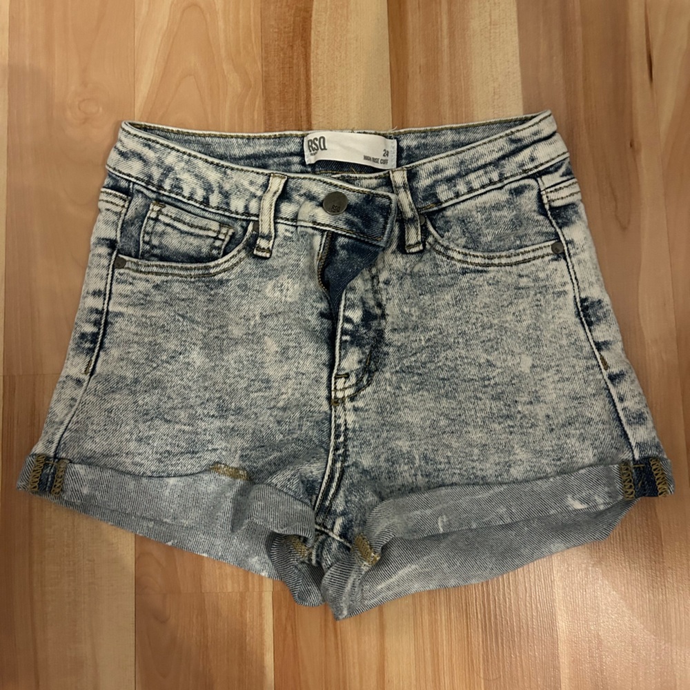Acid Wash Jean Shorts